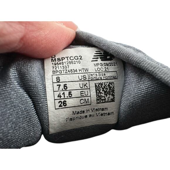 New Balance Fresh Foam SPT Gray White Running Shoes Mens Sz 8 Comfort Travel main image 5